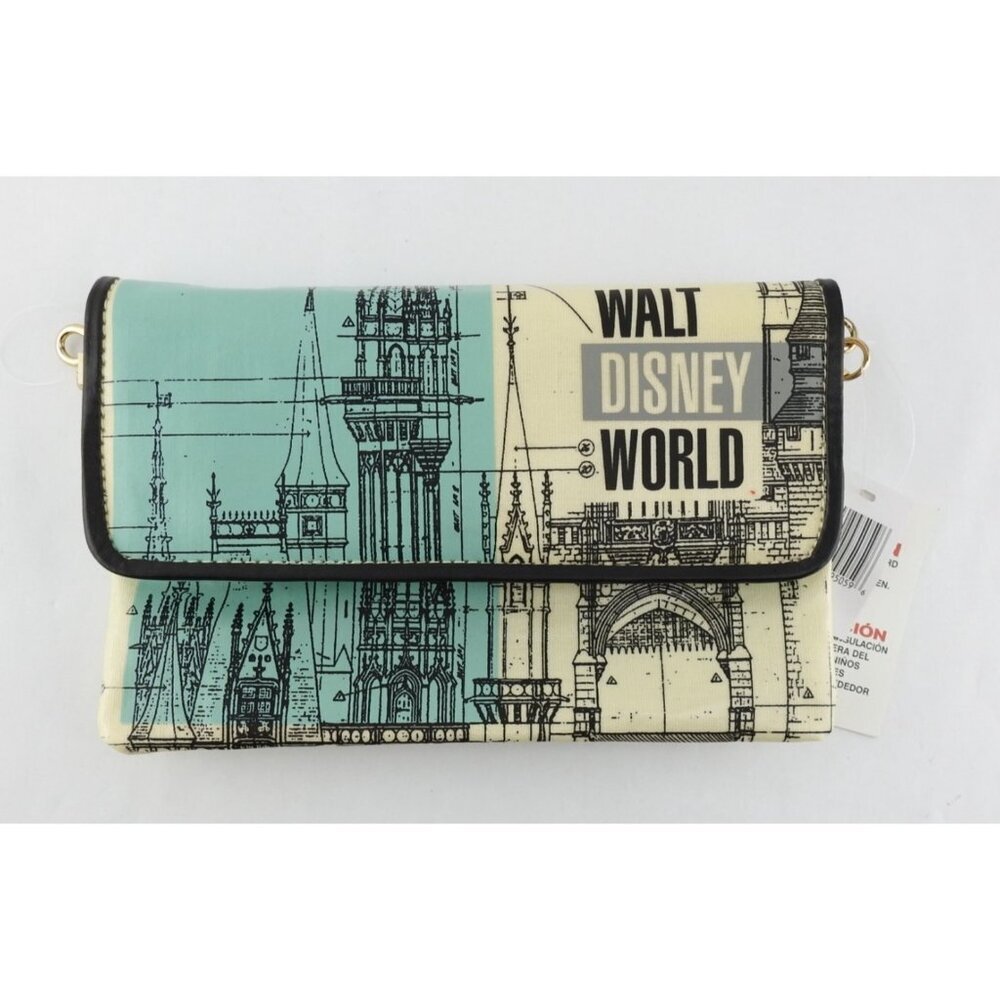 New Walt Disney World Parks Exclusive Crossbody Bag Purse NWT Turquoise